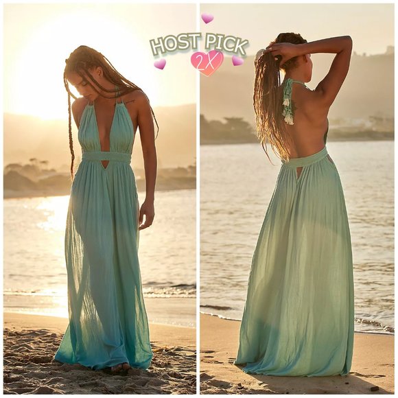 Free People Dresses & Skirts - Free People RARE Look Into The Sun Maxi Dress Endless Summer